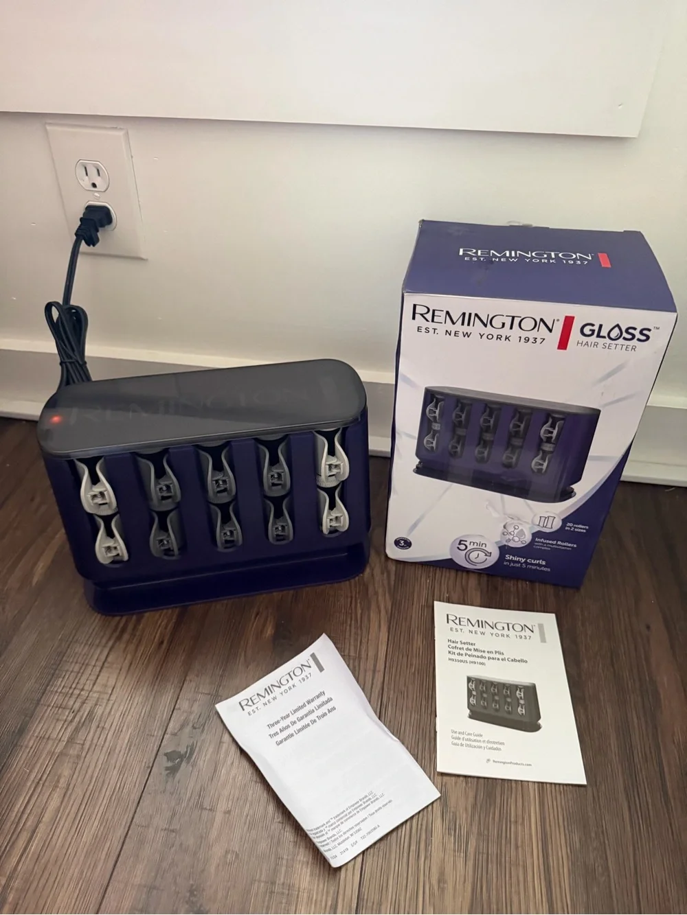 Remington Gloss Hair Setter Hot Rollers Brand New
